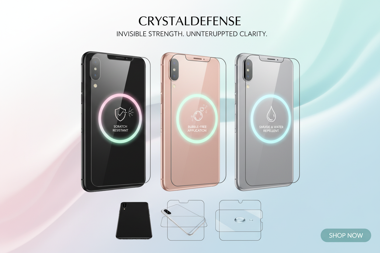 Protectores de pantalla y cámara