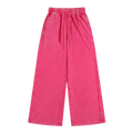 Joggers de pierna ancha en rosa lavado