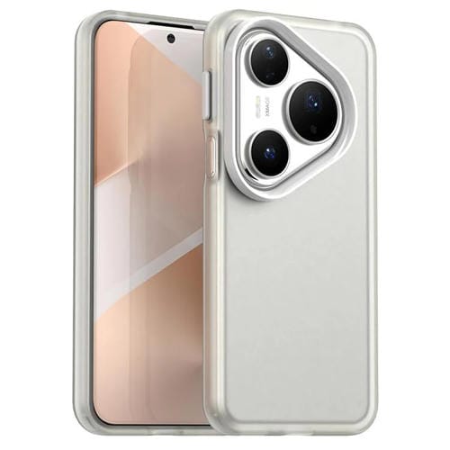 Funda híbrida para Huawei Pura 80 Pro (blanca)