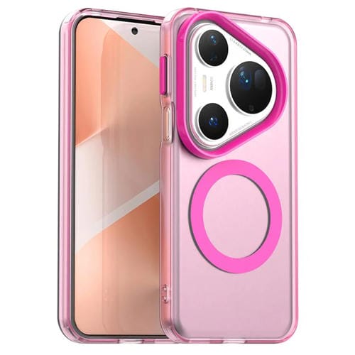 Funda con Magsafe para Huawei pura 80 ultra (rosa)
