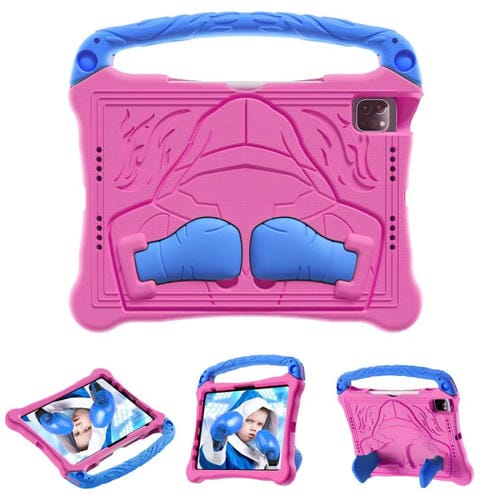 Funda para iPad Pro 11 2022/2021/2020 con función atril (rosa, rojo y azul)