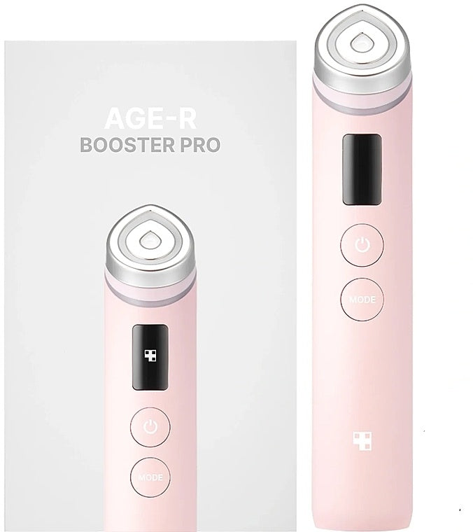 Medicube – age-R Booster Pro rosa - dispositivo facial avanzado para reafirmar, iluminar y mejorar la absorción