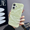 Funda de cuero aterciopelado para iPhone 12 Pro Max (verde)