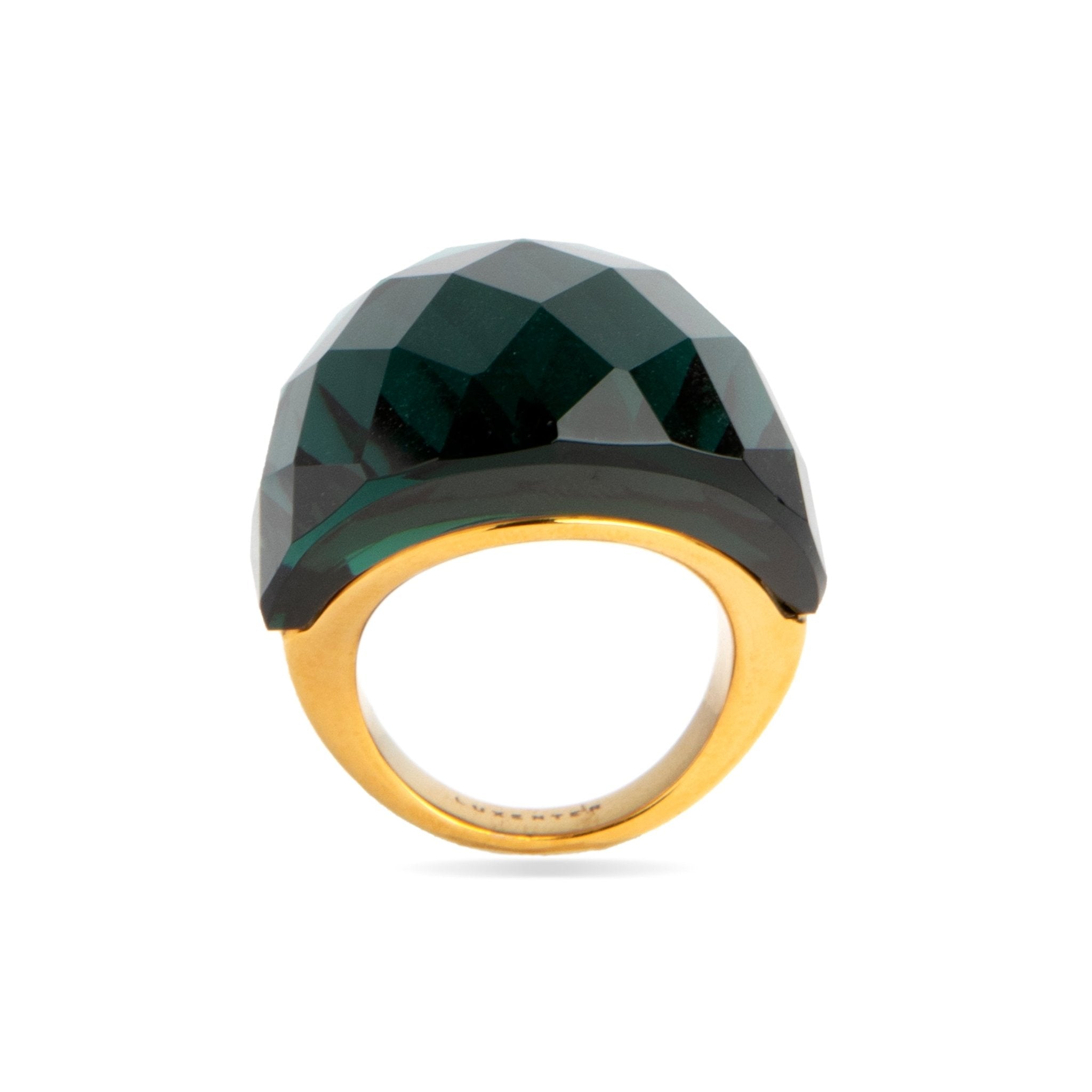 Anillo acabado en oro amarillo 18k