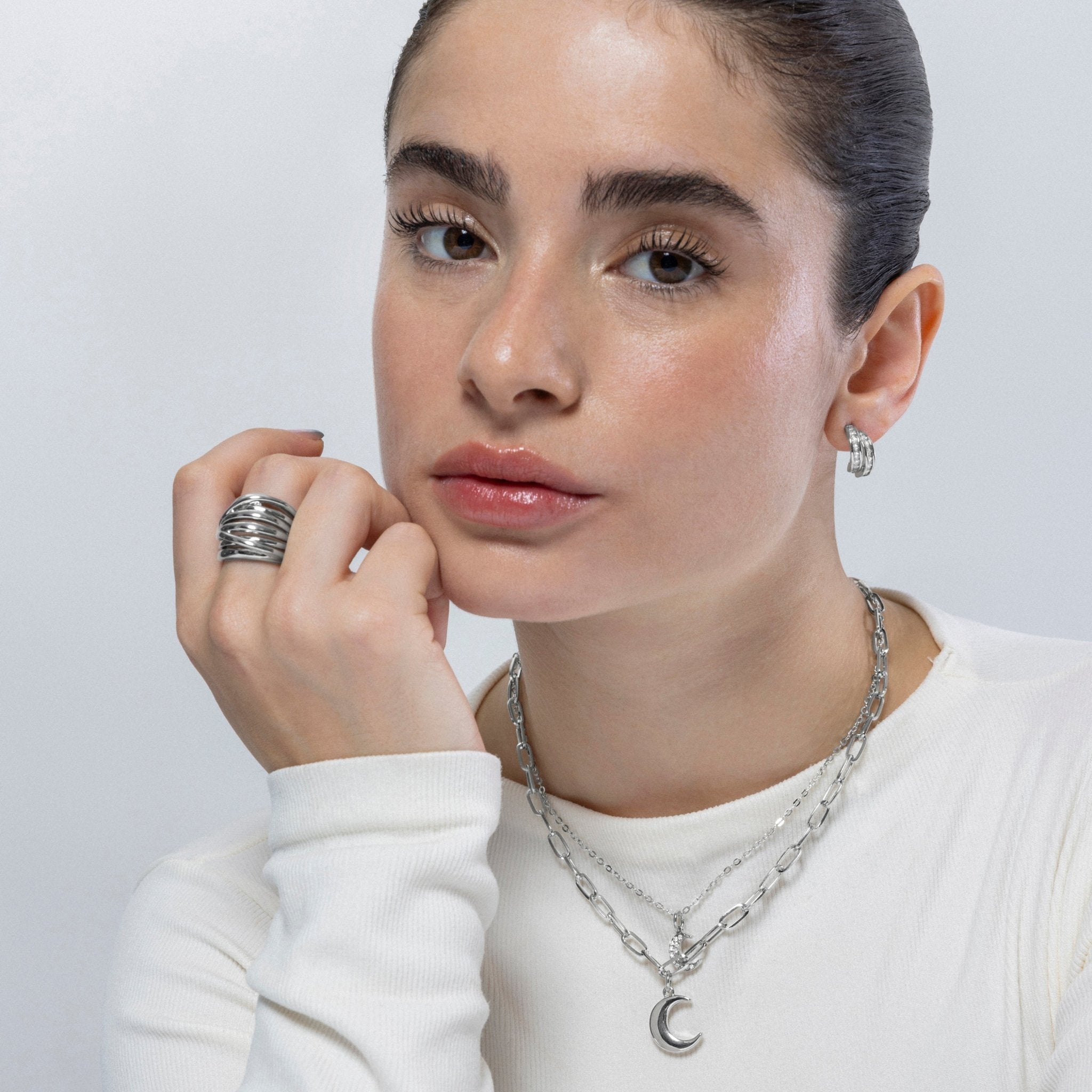 Collar acabado en rodio