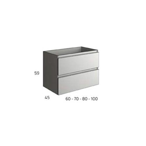 Mueble sin lavabo de roble ostippo