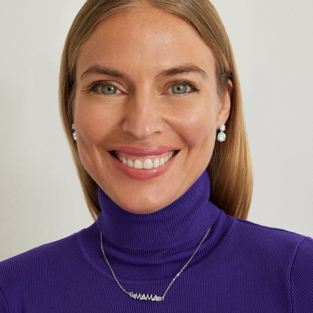 Pendientes acabado en baño de rodio