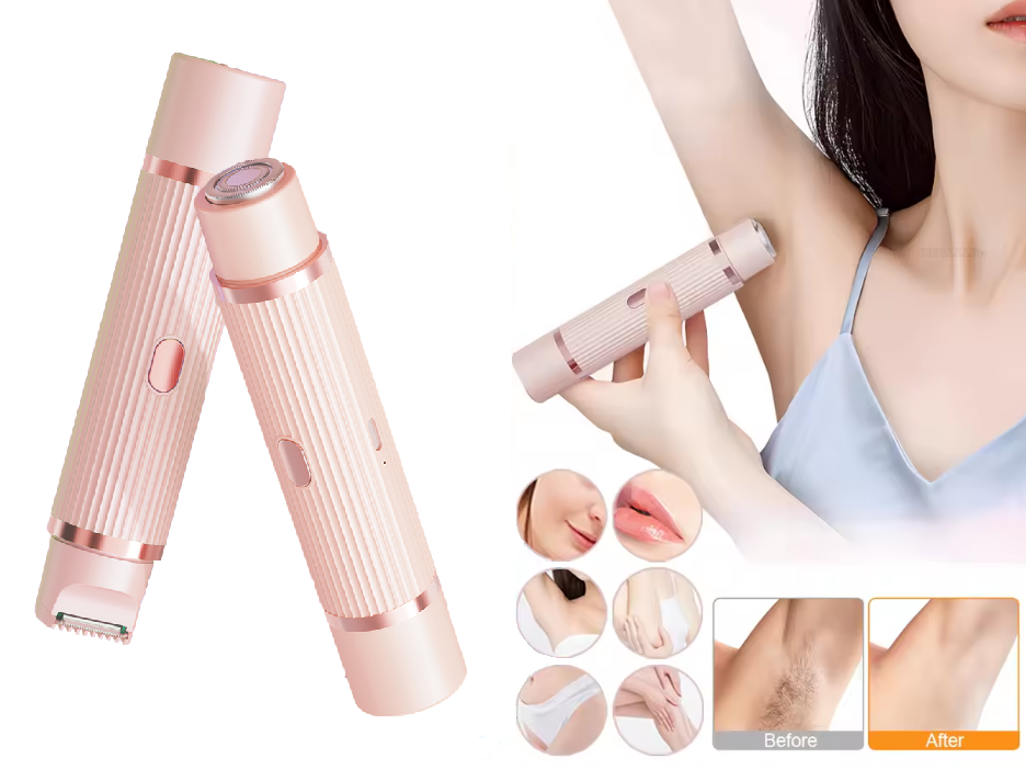 Depiladora de doble cabezal