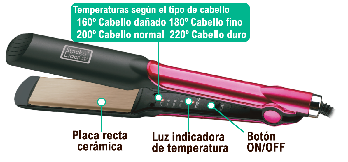 Plancha para el cabello