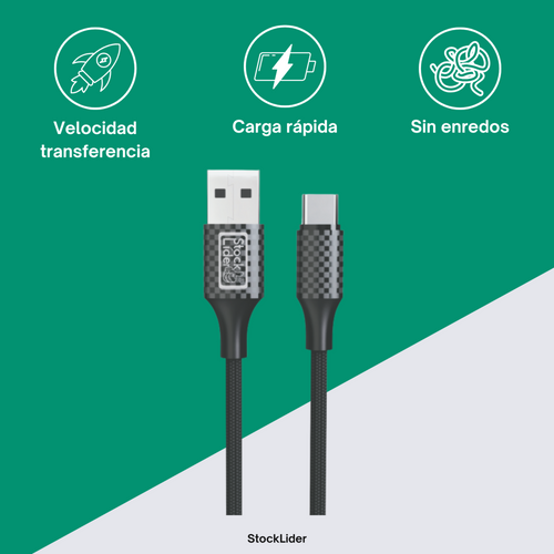 Cable de carga USB-A to USB-C (1M)