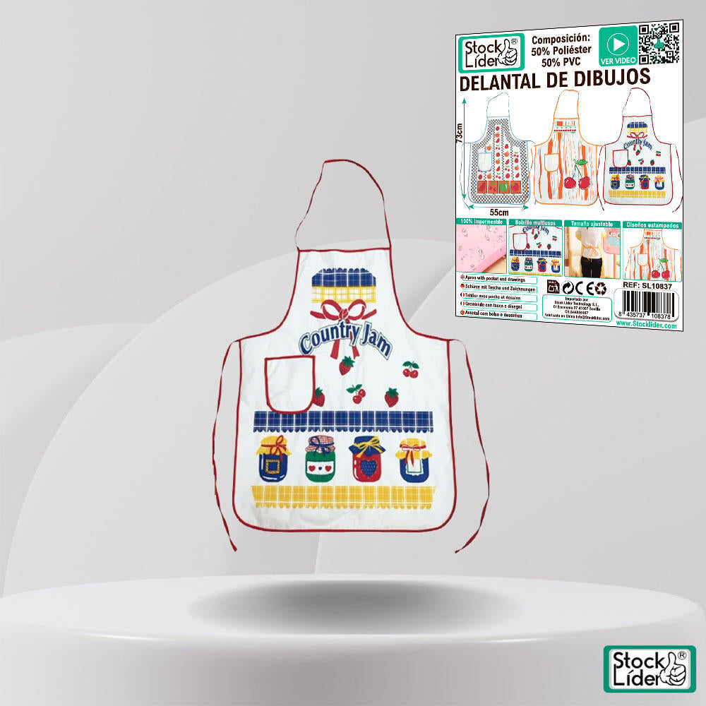 Delantal de dibujos