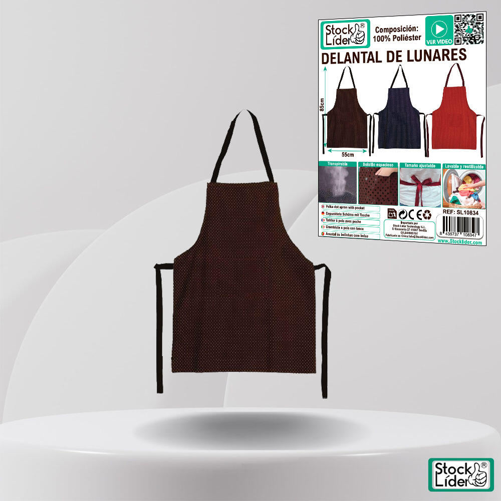 Delantal de lunares