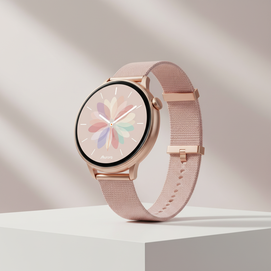 Smartwatch vista tres cuartos