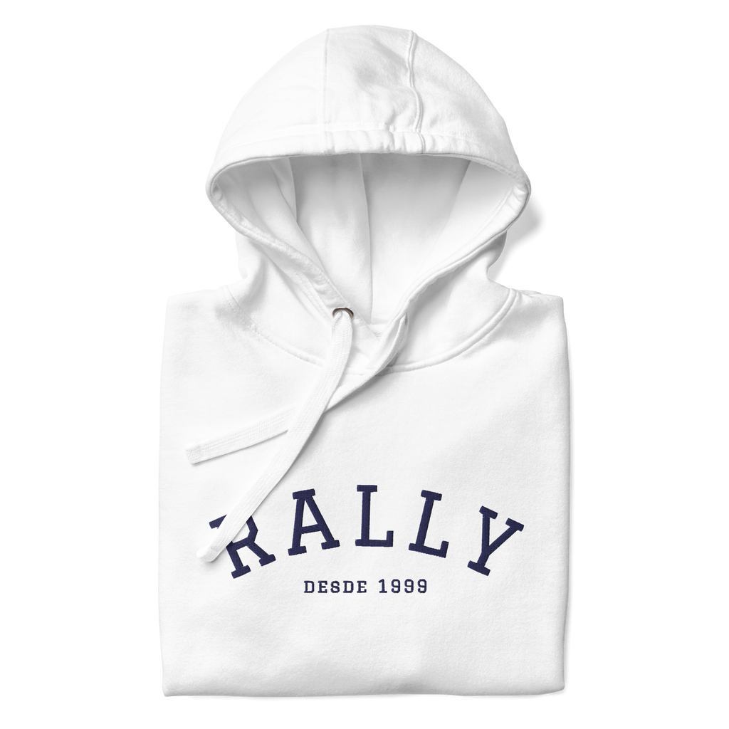 Sudadera Rally bordada con capucha